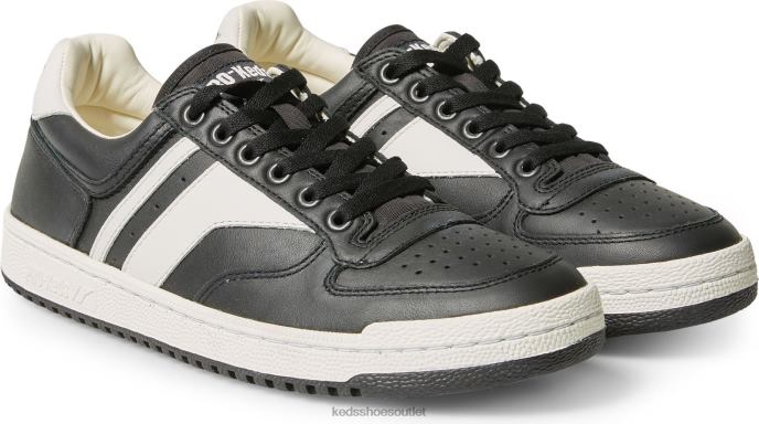 Footwear Skyhawk Lo Leather Unisex Keds 4D6HZ254 Black White