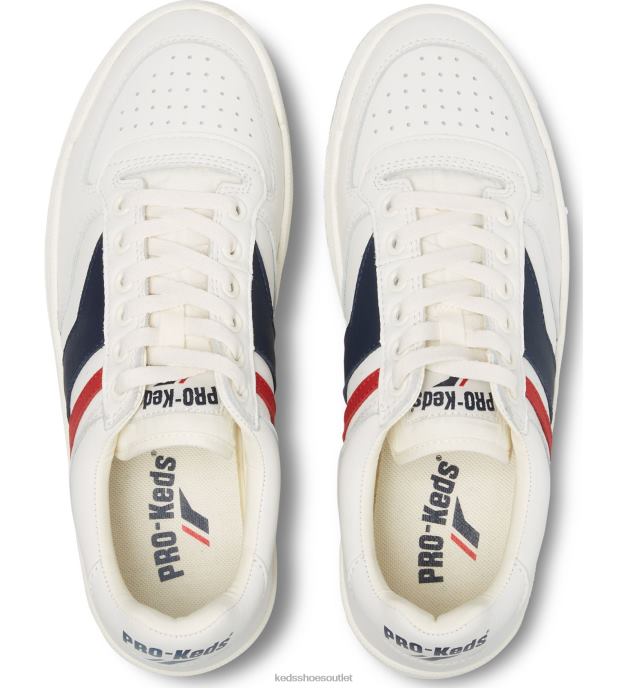 Footwear Skyhawk Lo Leather Unisex Keds 4D6HZ255 White Blue Red