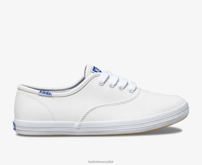 Footwear Champion CVO Sneaker Leather Big Kid Keds 4D6HZ229 White Leather