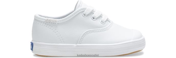 Footwear Champion Toe Cap Sneaker Little Kid Keds 4D6HZ231 White Leather