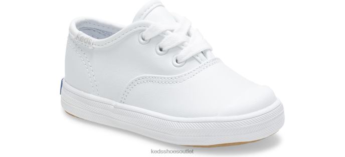 Footwear Champion Toe Cap Sneaker Little Kid Keds 4D6HZ231 White Leather