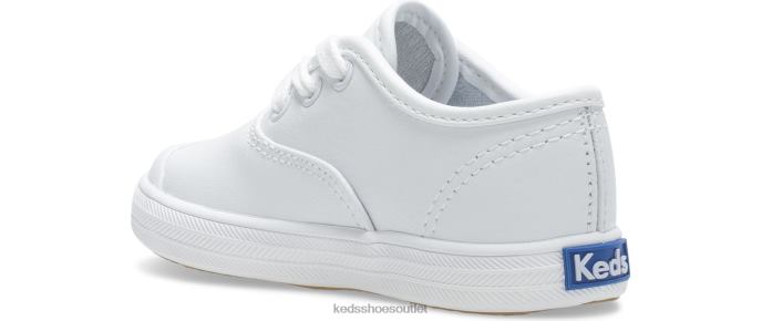 Footwear Champion Toe Cap Sneaker Little Kid Keds 4D6HZ231 White Leather