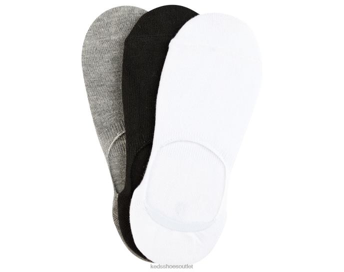 Accessories 3 Pk Classic Sneaker Liner Socks Women Keds 4D6HZ213 Multi