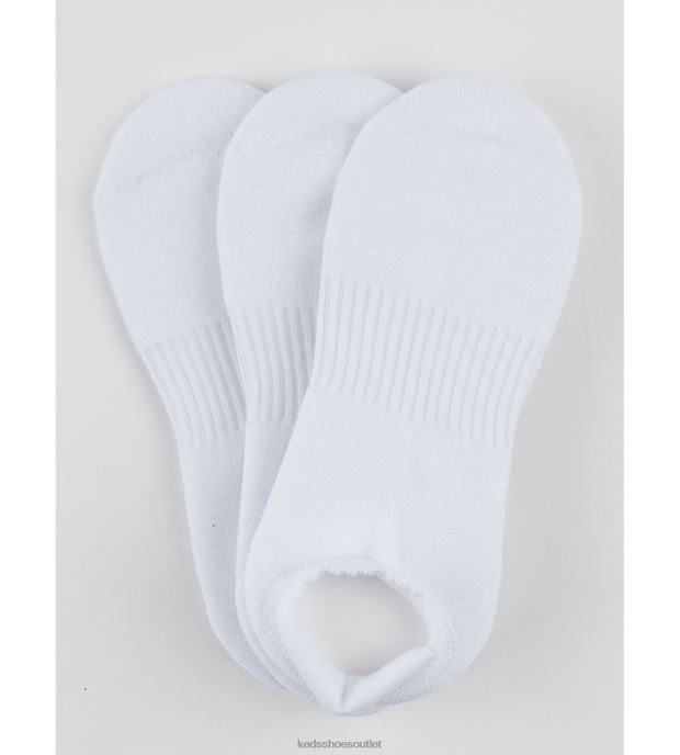 Accessories 3 Pk Low Cut Cushioned Liner Socks Women Keds 4D6HZ219 White