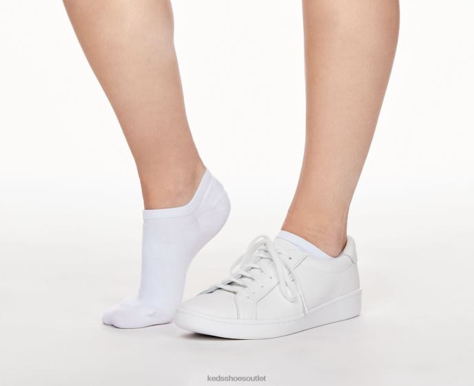 Accessories 6 Pk High Cut Liner Socks Women Keds 4D6HZ222 White
