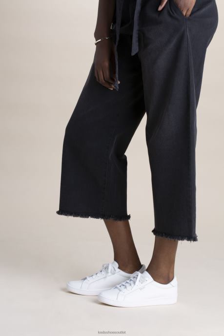 Footwear Ace Leather Sneaker Women Keds 4D6HZ128 White