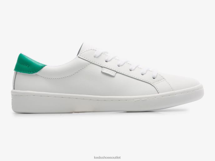 Footwear Ace Leather Sneaker Women Keds 4D6HZ197 White Green