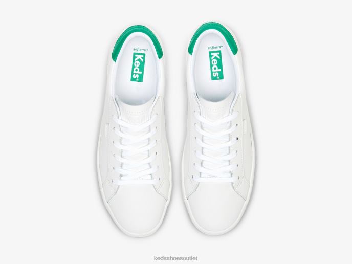 Footwear Ace Leather Sneaker Women Keds 4D6HZ197 White Green