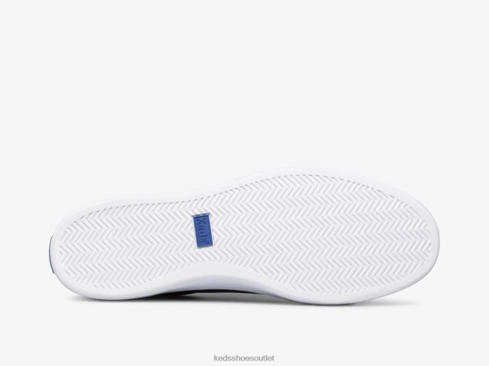 Footwear Alley Leather Sneaker Women Keds 4D6HZ126 Black