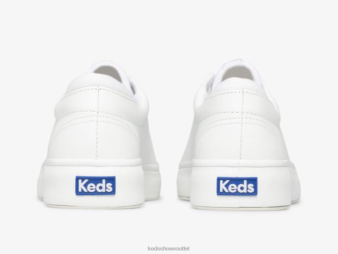 Footwear Alley Leather Sneaker Women Keds 4D6HZ127 White