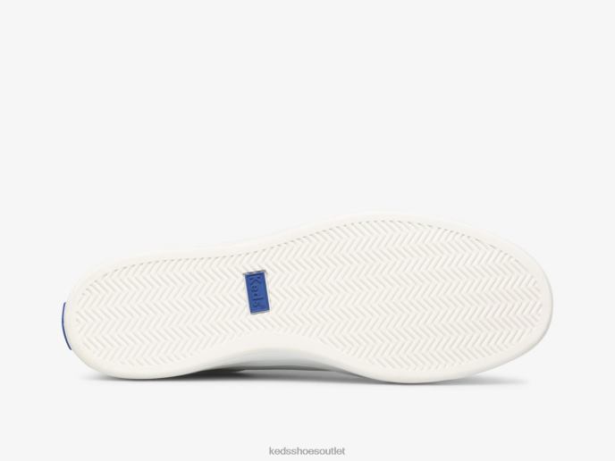 Footwear Alley Leather Sneaker Women Keds 4D6HZ127 White