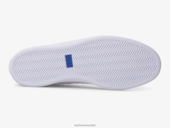 Footwear Alley Sequins Sneaker Women Keds 4D6HZ208 White