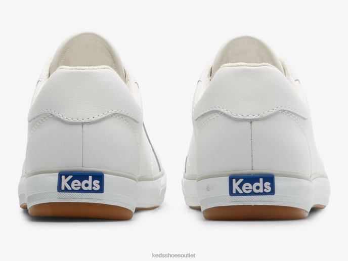 Footwear Center III Leather Sneaker Women Keds 4D6HZ83 White