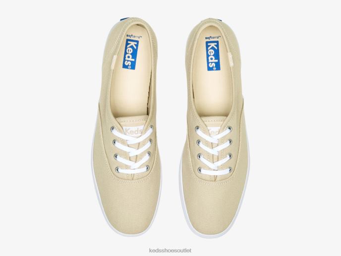 Footwear Champion Feat. Organic Cotton Sneaker Women Keds 4D6HZ149 Oatmeal