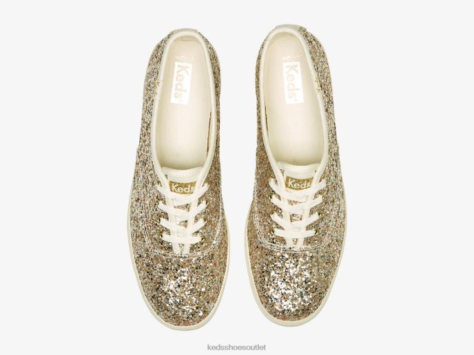 Footwear Champion Glitter Celebration Sneaker Women Keds 4D6HZ105 Gold