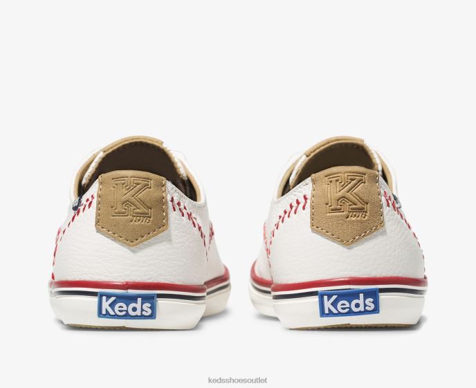 Footwear Champion Pennant Leather Sneaker Women Keds 4D6HZ132 Off White