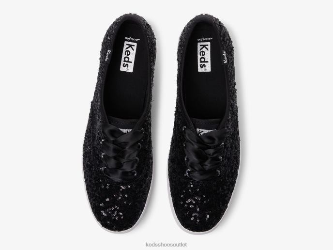 Footwear Champion Sequins Celebration Sneaker Women Keds 4D6HZ187 Black