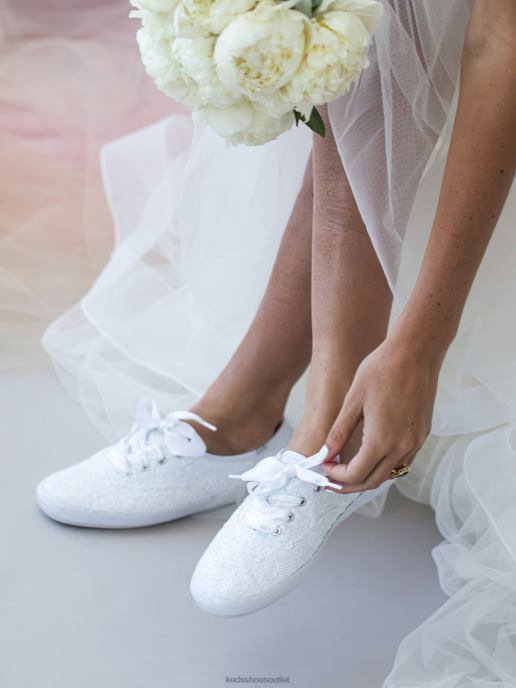Footwear Champion Sequins Sneaker Women Keds 4D6HZ178 White