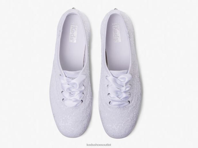 Footwear Champion Sequins Sneaker Women Keds 4D6HZ178 White