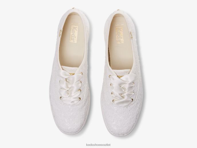 Footwear Champion Sequins Sneaker Women Keds 4D6HZ179 Off White