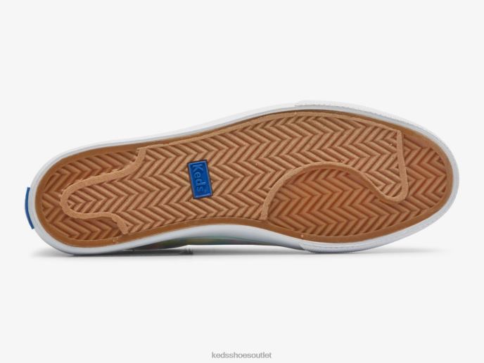 Footwear Jump Kick Canvas Abstract Floral Print Sneaker Women Keds 4D6HZ169 Pink