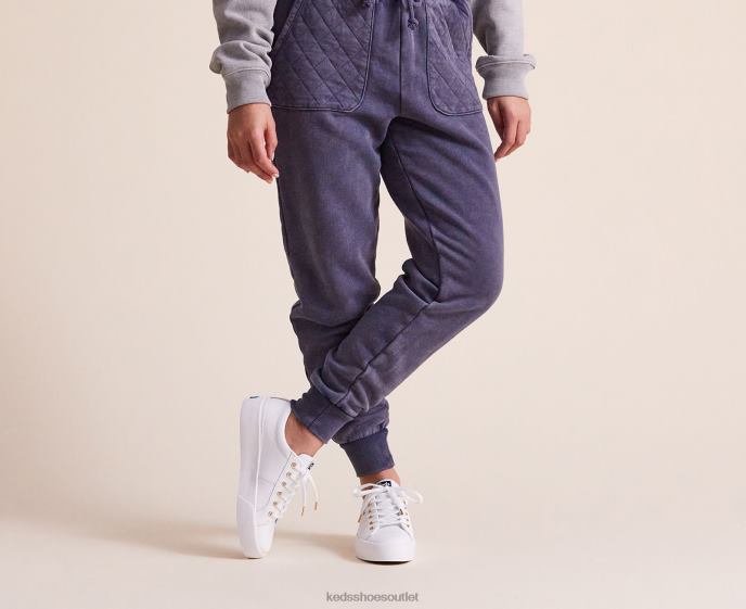 Footwear Jump Kick Duo Leather Sneaker Women Keds 4D6HZ85 White