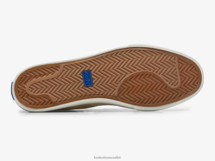 Footwear Jump Kick Linen Fleck Sneaker Women Keds 4D6HZ204 Oatmeal