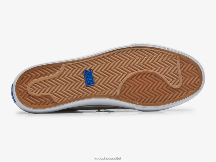 Footwear Jump Kick Textile Linear Static Sneaker Women Keds 4D6HZ205 Grey