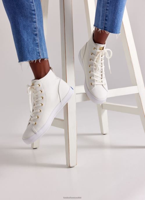 Footwear Kickstart Hi Canvas Sneaker Women Keds 4D6HZ113 White