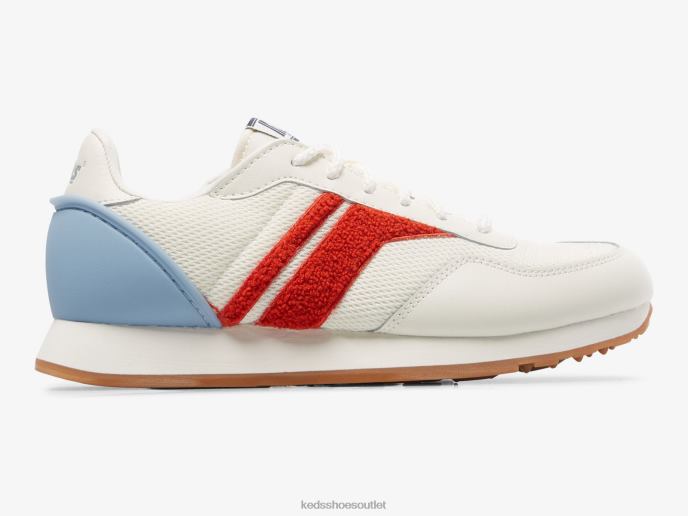 Footwear Renaissance Terry Sneaker Women Keds 4D6HZ173 White Red