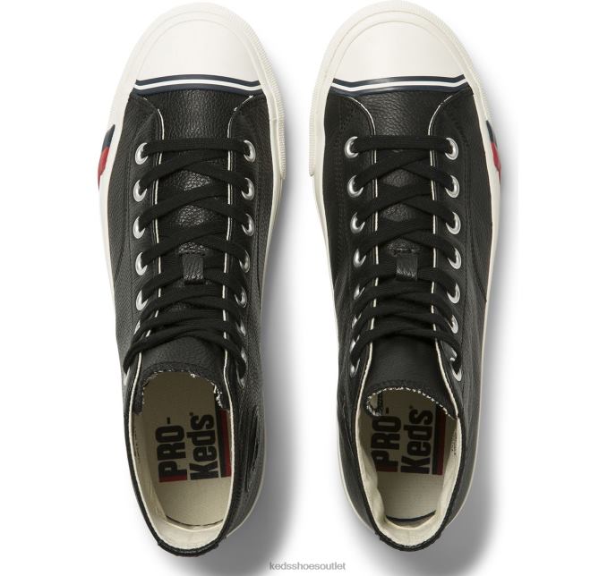 Footwear Royal Hi Leather Sneaker Unisex Keds 4D6HZ142 Black