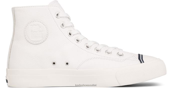 Footwear Royal Hi Leather Sneaker Unisex Keds 4D6HZ143 White