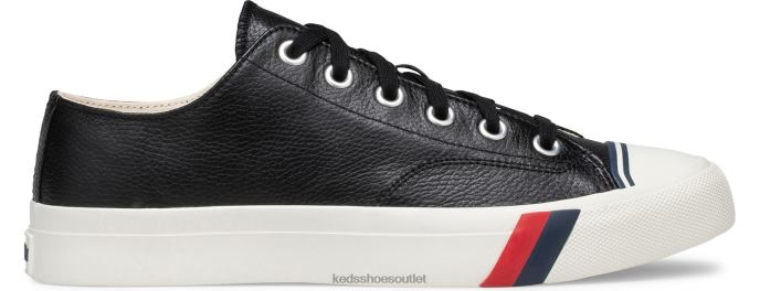 Footwear Royal Lo Classic Leather Sneaker Unisex Keds 4D6HZ135 Black