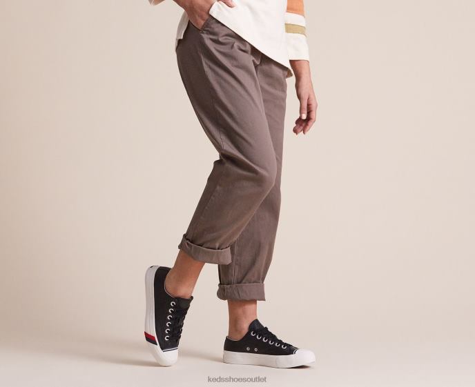 Footwear Royal Lo Classic Leather Sneaker Unisex Keds 4D6HZ135 Black