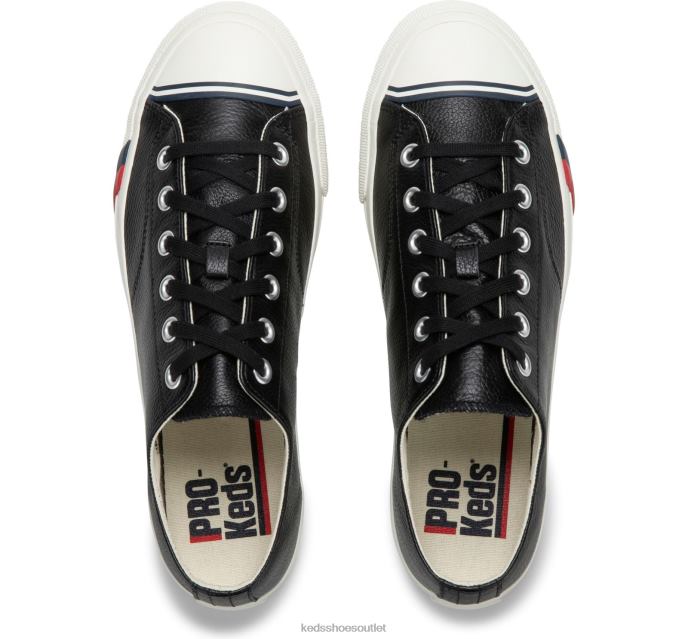Footwear Royal Lo Classic Leather Sneaker Unisex Keds 4D6HZ135 Black