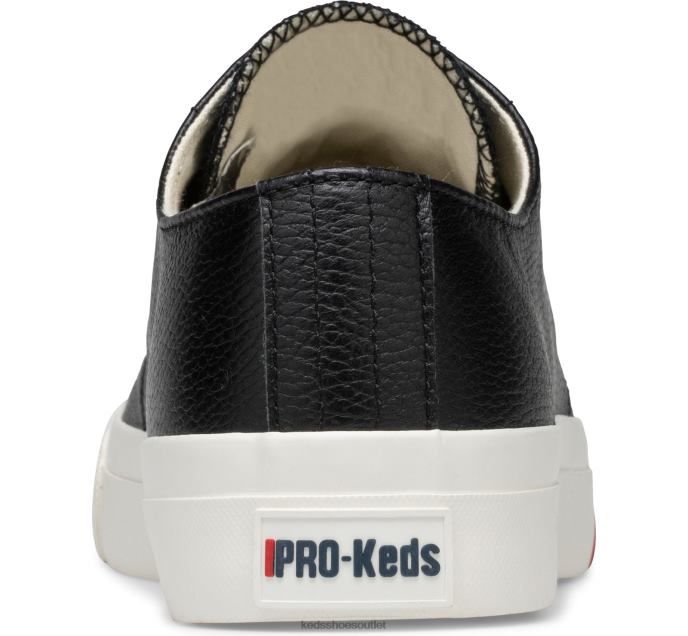 Footwear Royal Lo Classic Leather Sneaker Unisex Keds 4D6HZ135 Black