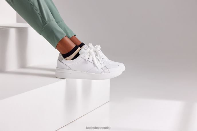 Footwear The Court Leather Sneaker Women Keds 4D6HZ98 White