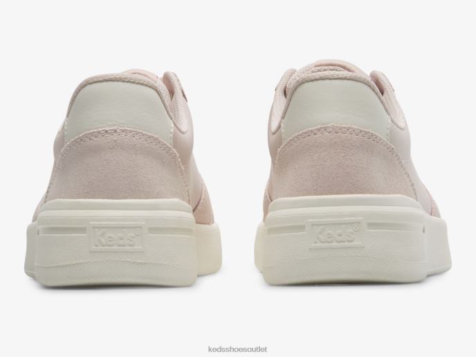 Footwear The Court Leather/Suede Sneaker Women Keds 4D6HZ99 Light Pink White