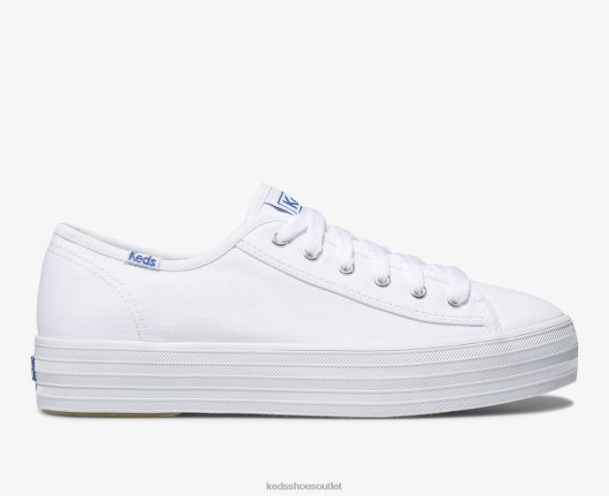 Footwear Triple Kick Women Keds 4D6HZ100 White