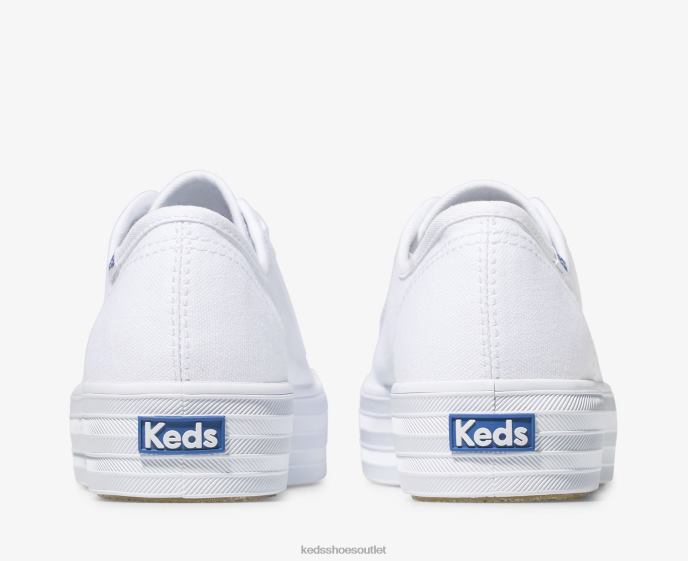 Footwear Triple Kick Women Keds 4D6HZ100 White