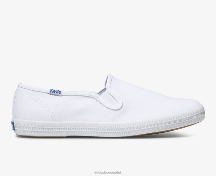 Footwear Champion Canvas Slip On Sneaker Women Keds 4D6HZ38 White