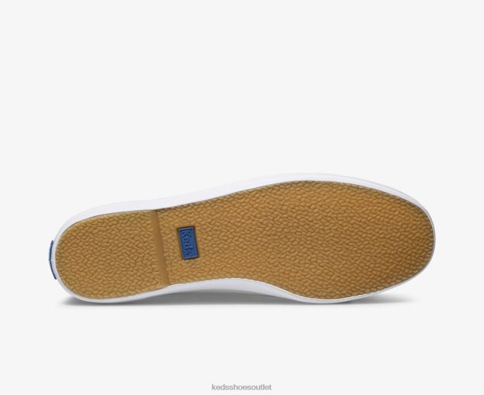 Footwear Champion Leather Slip On Sneaker Women Keds 4D6HZ25 White