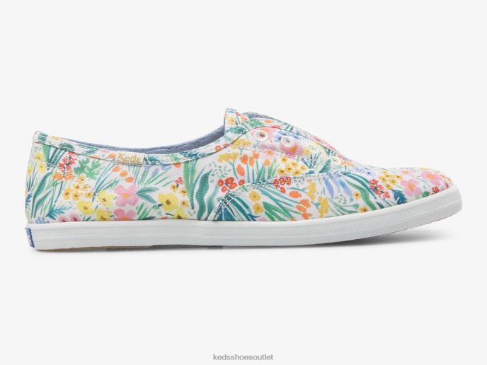 Footwear Chillax Lea Slip On Sneaker Women Keds x Rifle Paper Co. 4D6HZ20 White Multi