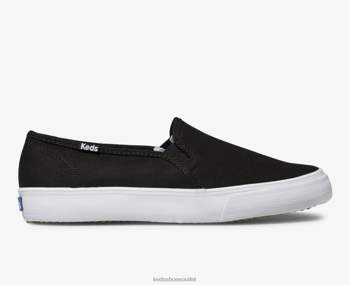 Footwear Double Decker Canvas Slip On Sneaker Women Keds 4D6HZ1 Black
