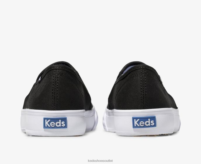 Footwear Double Decker Canvas Slip On Sneaker Women Keds 4D6HZ1 Black