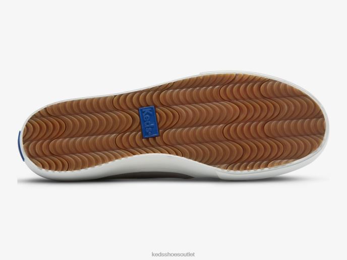 Footwear Double Decker Perf Suede Slip On Sneaker Women Keds 4D6HZ68 Grey