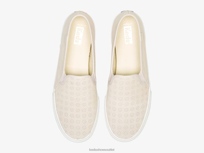 Footwear Double Decker Perf Suede Slip On Sneaker Women Keds 4D6HZ69 Light Pink