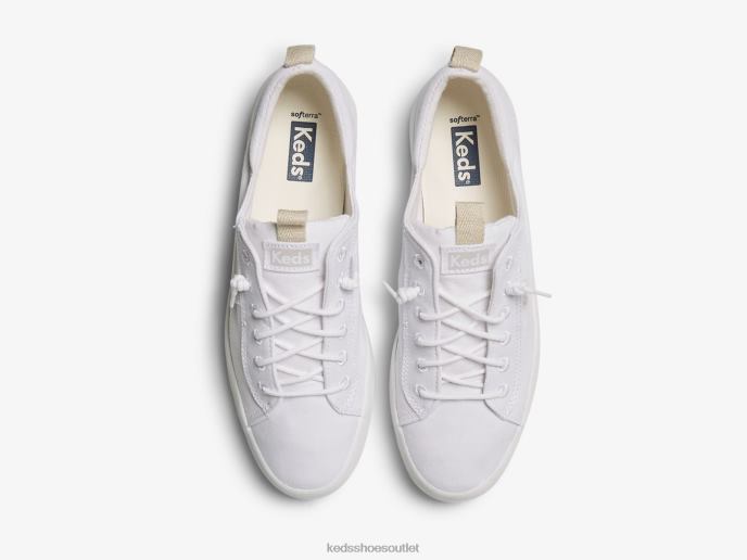 Footwear Kickback Canvas Slip On Sneaker Women Keds 4D6HZ59 White