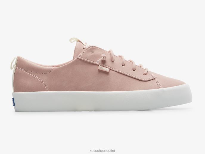 Footwear Kickback Faux Leather Slip On Sneaker Women Keds 4D6HZ212 Mauve