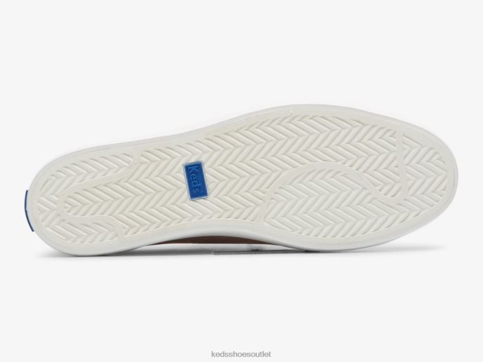 Footwear Kickback Faux Leather Slip On Sneaker Women Keds 4D6HZ212 Mauve